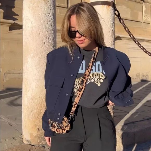 Zara Navy Blue Jacket - Picture 12 of 13